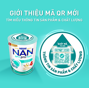 [Tặng Đồ chơi toán học cân bằng] Bộ 2 lon Sữa bột Nestlé NAN OPTIPRO PLUS 4 800g/lon với 5HMO Giúp tiêu hóa tốt + Tăng cường đề kháng - Bé 2-6 tuổi
