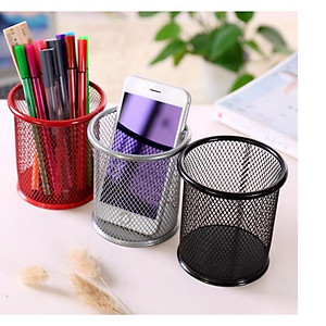 Giỏ đựng bút, hộp đựng bút để bàn, giỏ đựng đồ văn phòng lưới sắt cao cấp