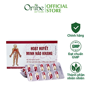 Hoạt huyết Minh Não Khang (Hộp 3 vỉ x 10 viên)