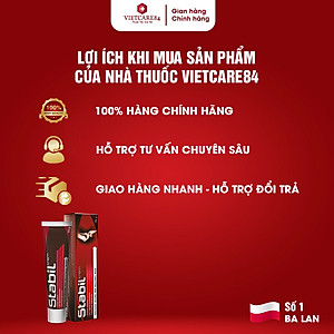 Kem bôi khớp nhập khẩu chính hãng Ba Lan STABIL (75 gam/ tuýp) bổ sung Glucosamine, Gừng, MSM, Boswellia & Bạc hà giúp thẩm thấu chăm sóc các khớp, giảm cứng khớp