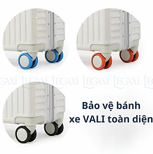 Bộ 8 Bọc Cao Su Bánh Xe Vali Silicone Bảo Vệ Giảm Tiếng Ồn, Chống Mài Mòn Cho Vali Hành Lý Phụ Kiện