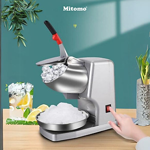 Máy xay đá tuyết, Máy bào đá 8 lưỡi, 2 nắp cao cấp Mitomo MBD-600 MAX- Hàng chính hãng