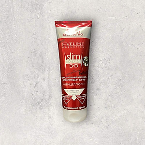 Kem  Hỗ Trợ Tan Mỡ Slim 3D Eveline Extreme - Kem Tan M.ỡ Thừa Eveline Extreme 3D 250ml