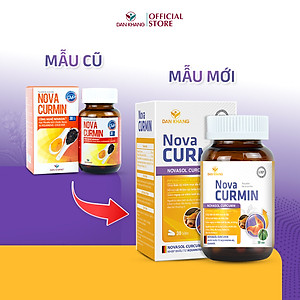 Viên Uống Tinh Chất Nghệ Giảm Đau Dạ Dày Novacurmin - Nguyên liệu nhập khẩu từ Đức (Hộp 30 viên)