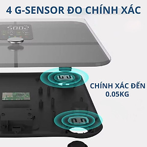 Cân quét chỉ số cơ thể Kachi MK370 CÔNG NGHỆ FEETID NHẬN DIỆN NGƯỜI DÙNG MÀ Không CẦN KẾT NỐI APP - Hàng chính hãng