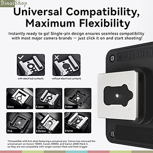 Ulanzi SL01 / SL02 / SL03 - Đèn Flash Mini GN08 Đế Gắn Hotshoe Dành Cho Máy Ảnh S.ony, C.anon, N.ikon, P.anasonic, O.lympus, F.ujifilm- Hàng chính hãng