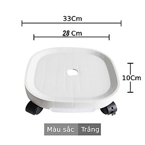 Đế Kê Chậu Cây, Đế Lót Chậu Cây Có Bánh Xe Di Chuyển Đa Năng Và Khay Hứng Nước Tiện Lợi
