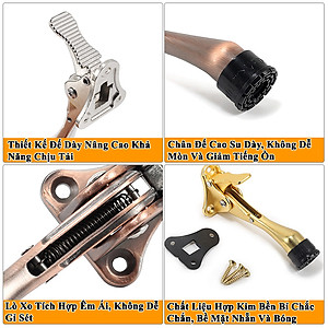 Chặn Cửa Móng Ngựa Có Lẫy Gạt KUNBE Chốt Chặn Cửa Đế Cao Su Chống Va Đập Cửa Hiệu Quả