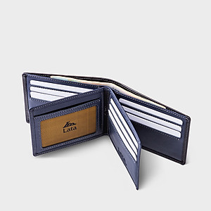 Ví nam da bò Lata ( Thời trang nam - Ví da thật LVN80 )