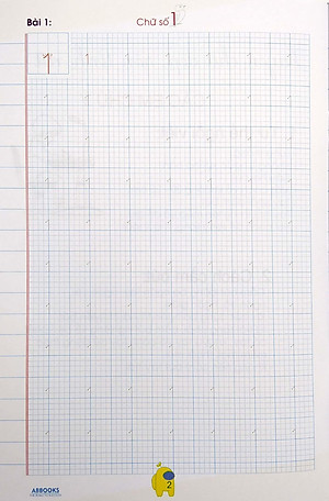Bé Chuẩn Bị Vào Lớp 1 - Vở Tập Viết Chữ Số