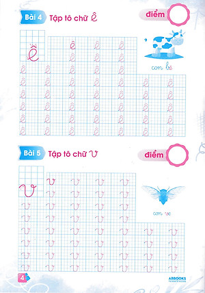 Tập Tô Chữ Cái Dành Cho 4-5 Tuổi _ABB