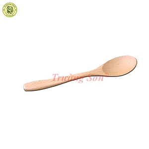 Muỗng Gỗ Beech Oval Ăn Cơm Kích Thước 18.5 Cm - Đồ Gỗ Nhà Bếp Thương Hiệu Trường Sơn