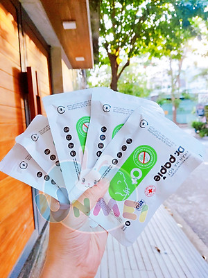 Khăn Lau Hạ Sốt 0+ Dr.Papie Cho Bé Hạ Nhiệt Giảm Sốt Ngăn Ngừa Co Giật