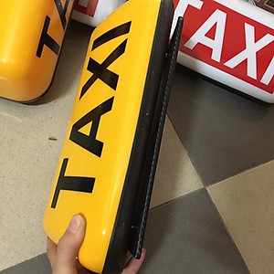 Mào taxi có đèn sáng đế nam châm tự hút