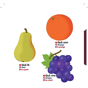 Sách Chuyển Động Thông Minh Đa Ngữ Việt - Anh - Pháp (Giúp Trẻ Nhận Biết Thế Giới Xung Quanh Thật Trực Quan Và Sinh Động)