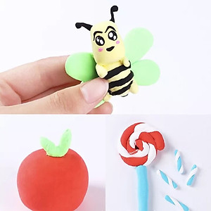 Đất Sét Màu Trắng Nhật Tự Khô 100g Nặn Mô Hình Tượng Búp Bê Gốm Tò He Xốp An Toàn Cho Bé Không Dính Giá Rẻ Giao Hỏa Tốc