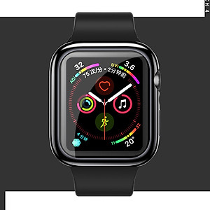 Ốp Case TPU Mạ Chrome & Kính Cường Lực Dẻo Usams cho Apple Watch Series 6 / Apple Watch Series 5/ SE/ 4 Size 40/44mm_ Hàng Chính Hãng