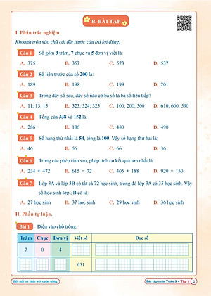 Sách Combo Bài Tập Tuần Toán Lớp 3 - Kết Nối Tri Thức Với Cuộc Sống - BẢN QUYỀN