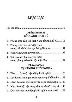 Sách Cuộc Vận Động Khởi Nghĩa Ở Trung Kỳ Năm 1916