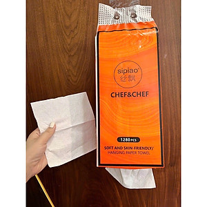 Khăn giấy 4 lớp Chef&Chef treo tường dạng rút tiết kiệm, an toàn, tiện lợi (Thùng 4 bịch)