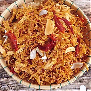 KHÔ GÀ BƠ TỎI TÂN LỘC PHÁT COMBO 1KG - MỖI HŨ 500G