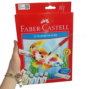 Màu Vẽ Nước 12 Tuýp Màu 121004N Faber Castell