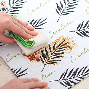 Tấm chắn dầu mỡ chắn gió bếp ga hoạ tiết chịu nhiệt