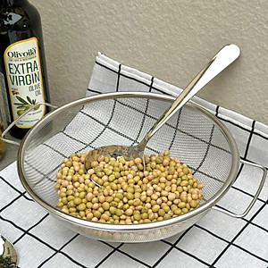 Rổ tròn Inox cao cấp Echo có tay cầm tiện dụng φ20cm - Nội địa Nhật 