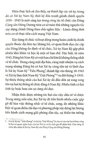 Sách Xứ Ủy Nam Bộ Và Trung Ương Cục Miền Nam (1945 – 1954)
