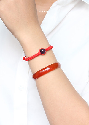 Vòng Tay Kết Dây Hạt Thạch Anh Tím Ngọc Quý Gemstones GA19