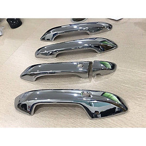 Bộ Ốp Tay Nắm Cửa Xe Kia Cerato 2019-2020-2021 Mạ Crom 4 Chi Tiết