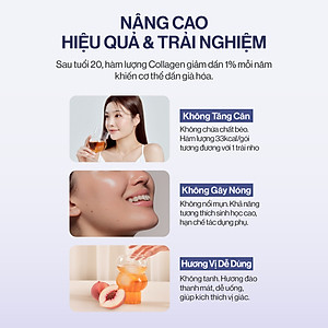 NƯỚC UỐNG COLLAGEN GILAA SIÊU PHÂN TỬ 300DA KẾT HỢP SAFFRON TRẺ HÓA TRẮNG KHỎE DA (20g x 15 gói)