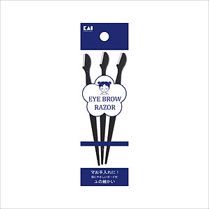 Dao Cạo Lông Mày Cán Dài Kai Groom 38531-HC1161