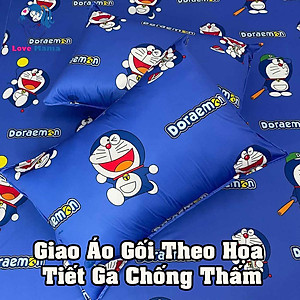 Bộ 2 Áo gối vải lụa chống thấm, vỏ gối có đủ kích thước yêu cầu