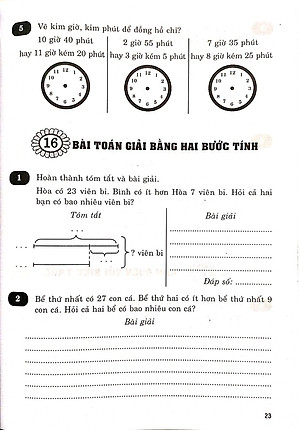Vở Bài Tập Nâng Cao Toán 3 Tập 1 ( Bám Sát Sách Giáo Khoa Chân Trời Sáng Tạo )