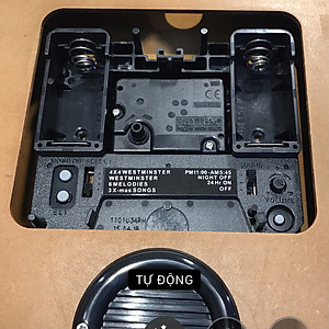 Đồng hồ treo tường Nhật Bản RHYTHM CMH723CR06, Kt 27.0 x 7.0cm, 860g, Vỏ Gỗ