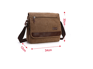 Túi đeo chéo đeo vai nam vải canvas cao cấp phong cách mới