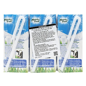Thùng 24 Hộp Sữa Tươi Nguyên Kem Meadow Fresh (200ml / Hộp)