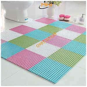 Thảm nhựa lót sàn nhà vệ sinh MHI. Vỉ nhựa lót sàn chống trơn Trải Sàn Nhà Tắm/Vệ Sinh/Nhà Bếp.