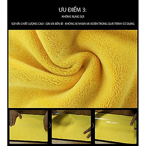 Khăn Lau Xe Hơi Ô Tô Microfiber Cao Cấp Mifan - Mật độ 600 gsm - Siêu Thấm, Không rụng lông, Không phai màu