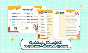 Combo Takenote IELTS 6000 Từ vựng theo chủ đề (2 Tập) (Band 5.5)