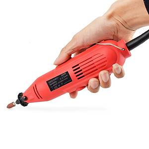 Bộ Máy Khoan Mài Cắt Khắc Kèm Phụ Kiện Mini ABG 100 Chi Tiết Với Thiết Kế Nhỏ Gọn Trọng Lượng Nhẹ Dễ Dàng Mang Theo Sử Dụng Với Các Ngành Hạt Nhân Khắc, Chạm Khắc Gỗ, Mài Tấm Nhôm, Tấm Đồng Mỏng, Bảng Nhựa, Bảng Mạch In, Dính – Hàng Chính Hãng