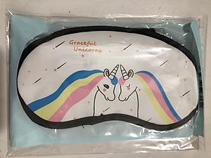 Kính Ngủ Hàn Quốc Có Túi GEL Làm Mát Mắt - Miếng Bịt Mắt Che Mắt Khi Ngủ ( phát màu ngẫu nhiên )