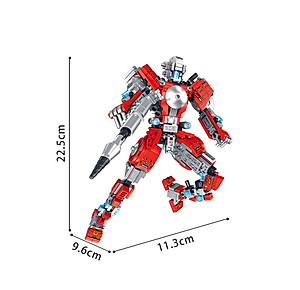 Đặc tính sản phẩm Đồ Chơi Lắp Ráp Trẻ Em Robot Sieeu Nhân 12 trong 1 - Bằng nhựa ABS an toàn