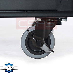 Xe đẩy 3 tầng màu đen CSPS