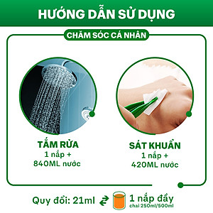 Combo 2 dung dịch diệt khuẩn 1L