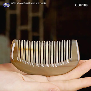 Lược sừng múi bưởi mini xuất Nhật (Size: XS - 9cm) COH180 - Chăm sóc tóc