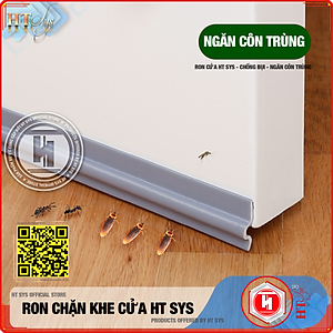 Ron Chặn Khe Cửa HT SYS - Chất Liệu PU Và PE Cải Tiến - Ron Chặn Khe Cửa, Chân Cửa, Khung Cửa - Ngăn Gió Lùa, Cách Âm, Chống Bụi, Ngăn Côn Trùng, Chống Thoát Khí Điều Hòa, Chống Va Đập Cửa - Hàng Chính Hãng