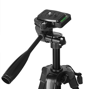 Chân giá đỡ máy chụp ảnh/ quay phim Tripod 3366 + Giá đỡ điện thoại - Hàng chính hãng