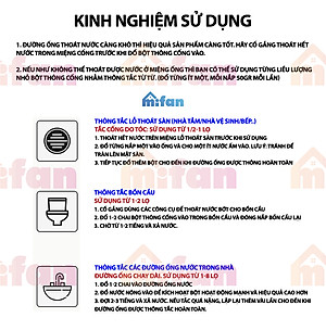 Bột Thông Cống YUHAO 280gr - Thông Tắc Cực Mạnh, Đường Ống, Bồn Cầu, Bồn Rửa Mặt - Hàng Chính Hãng